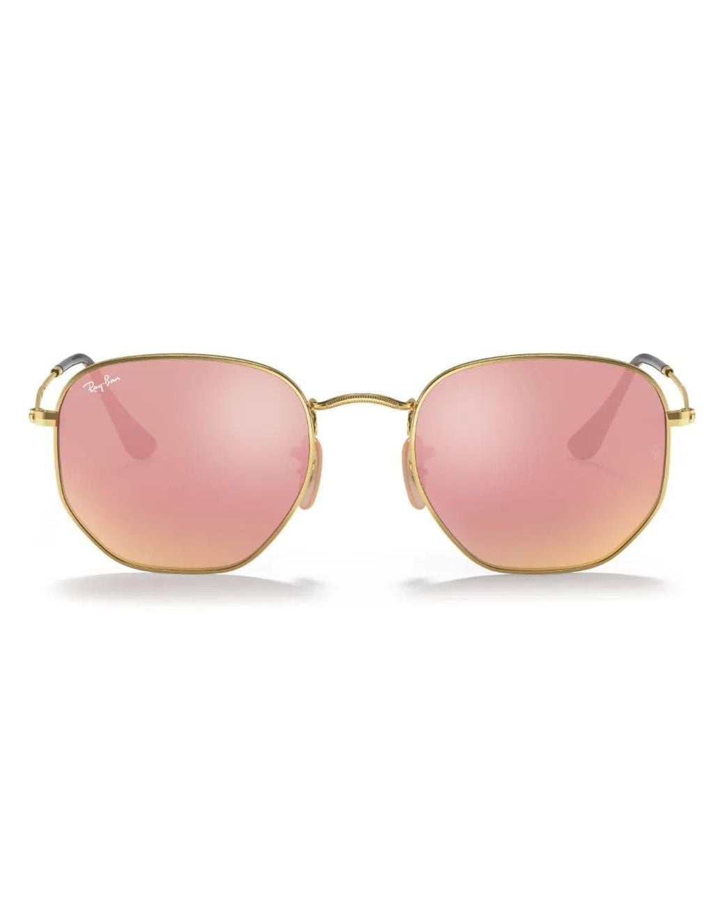 Ray-Ban Pink Hexagonal Sunglasses