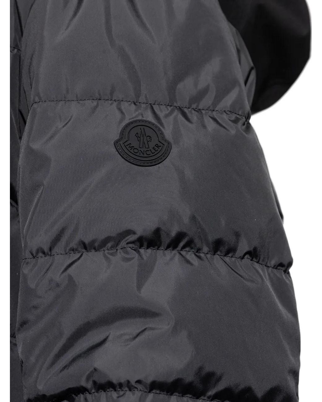 Moncler Black Vega Hooded Down Jacket for men