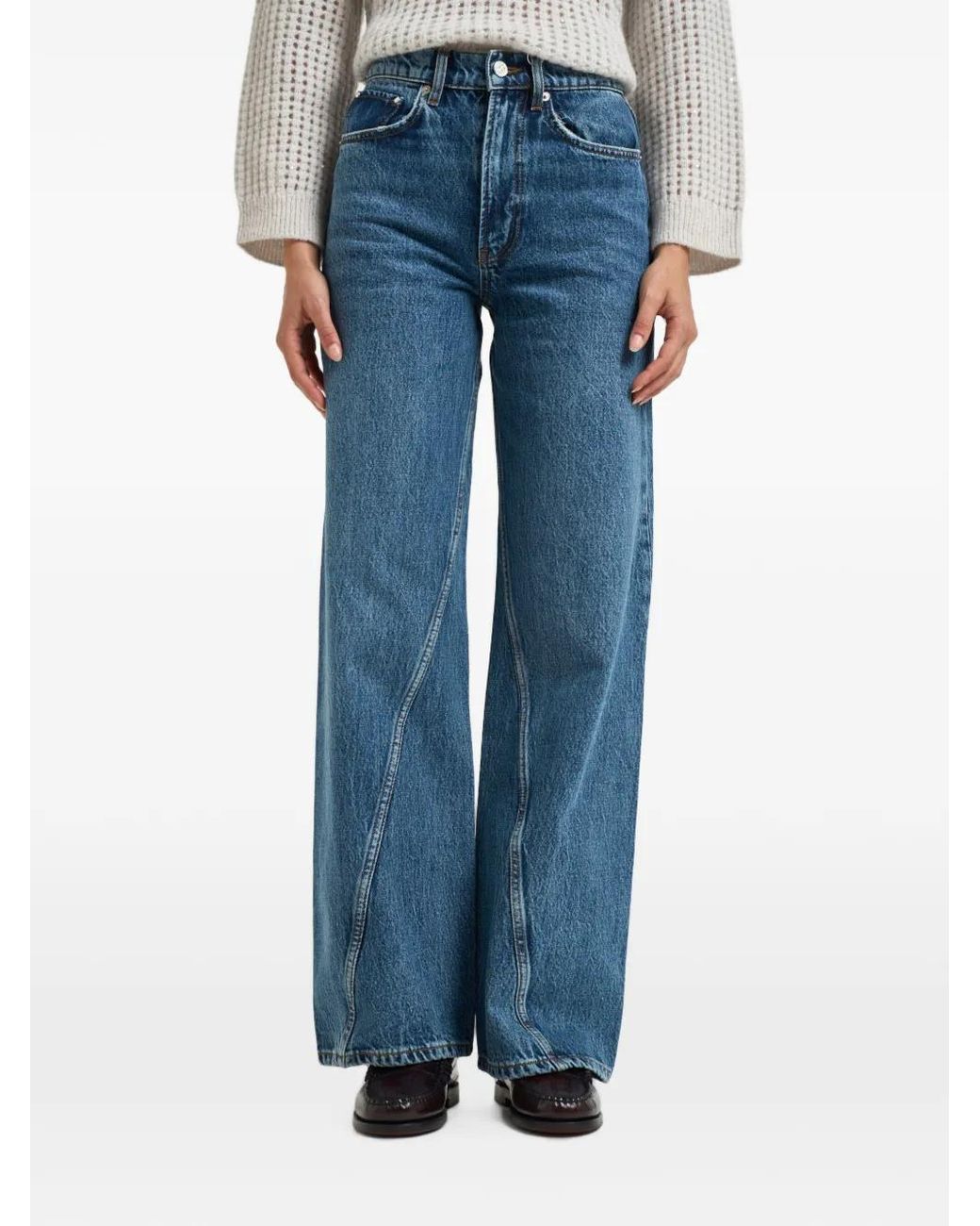 Anine Bing Blue Brie Jeans 33"