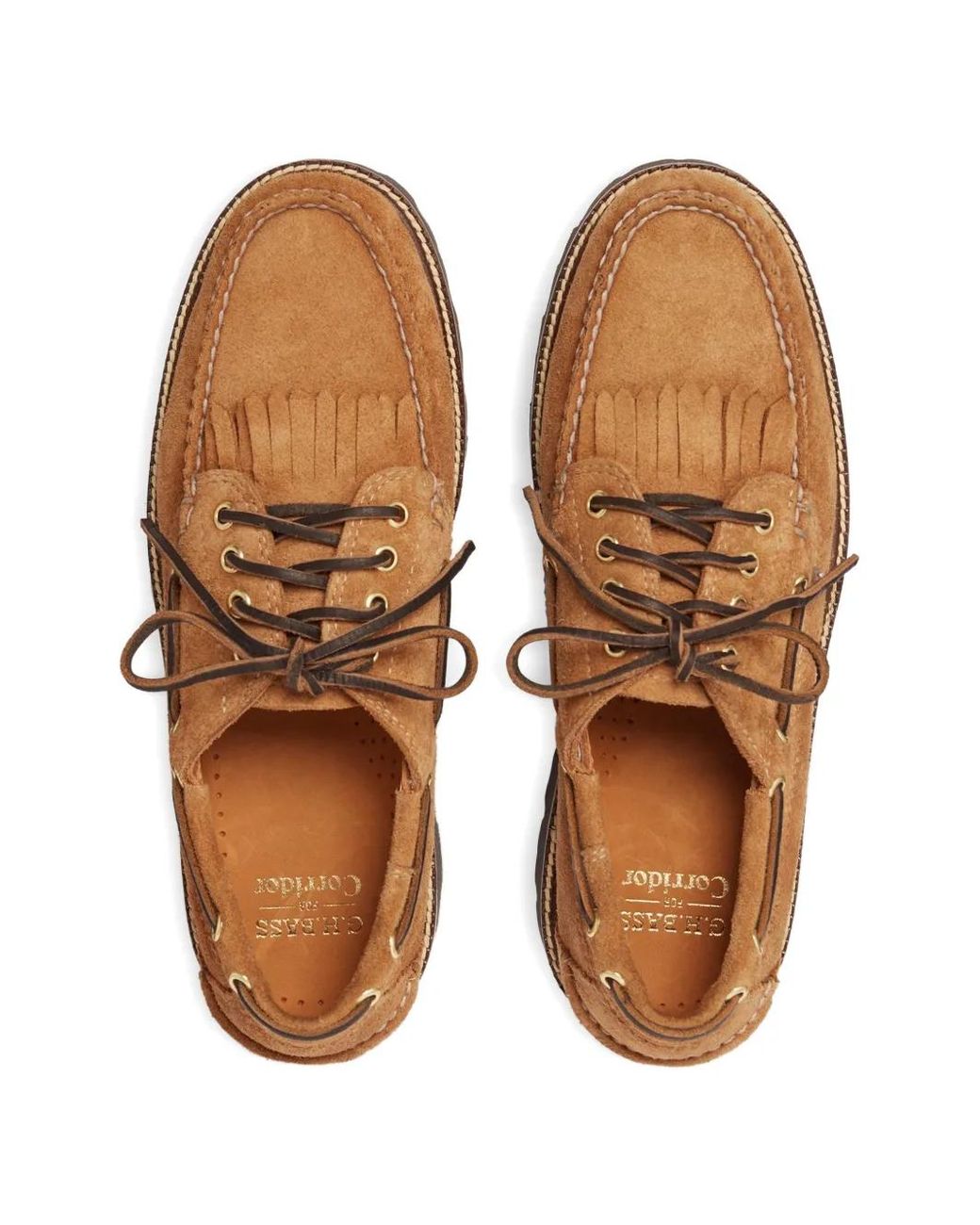G.H.BASS Brown Ranger Camp Moccasins for men