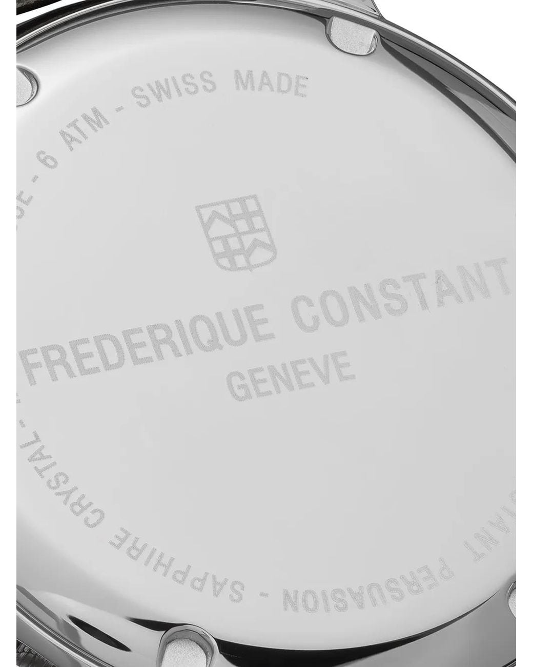 Frederique Constant 'Classics Quartz' Chronograph, 40mm in White für Herren