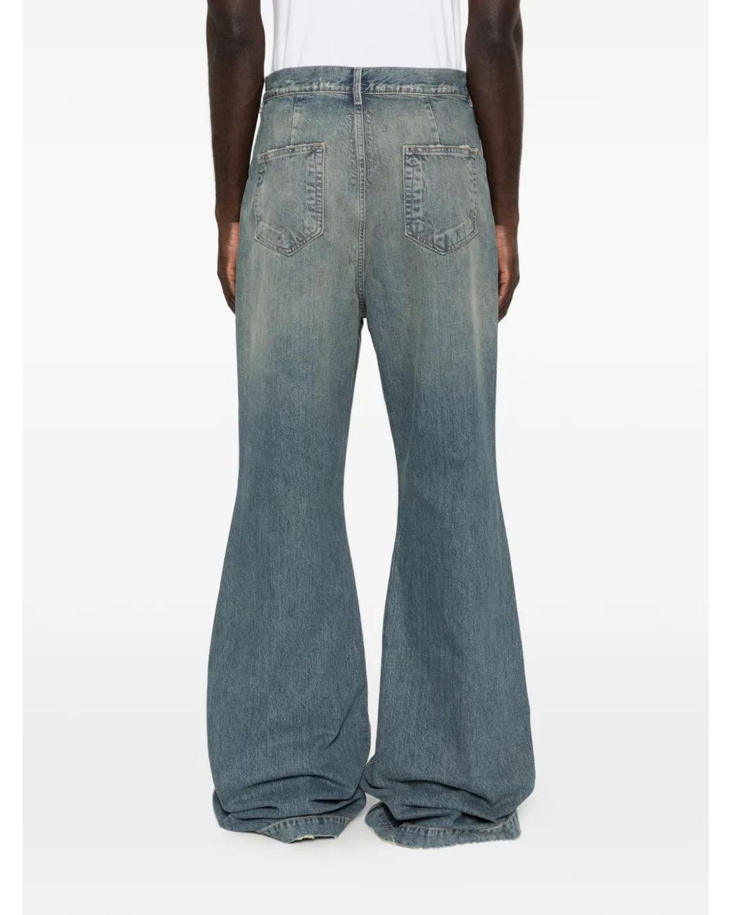 Rick Owens Blue Bolan Bootcut Jeans for men