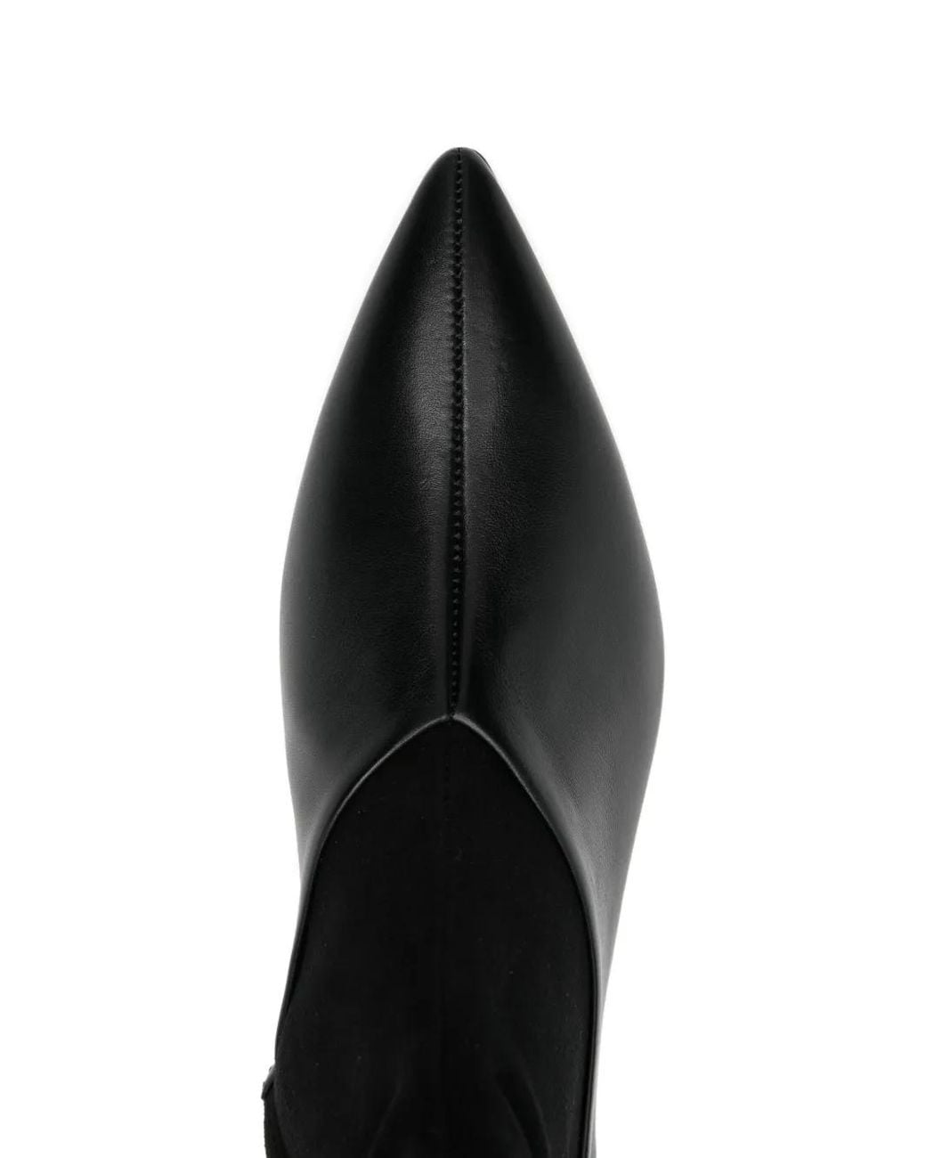 Sergio Rossi Black 30Mm Pointed-Toe Boots