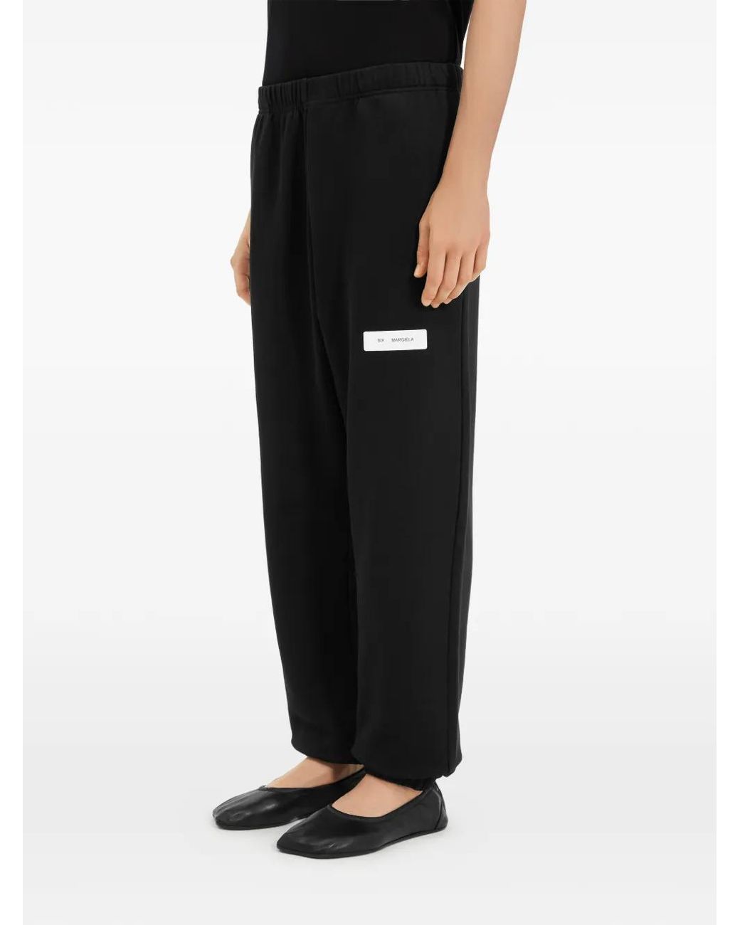 MM6 by Maison Margiela Black Label-Detail Track Pants
