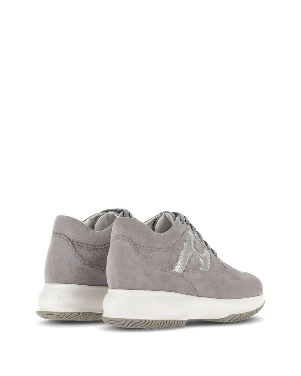 Hogan Gray Interactive Low-Top Sneakers