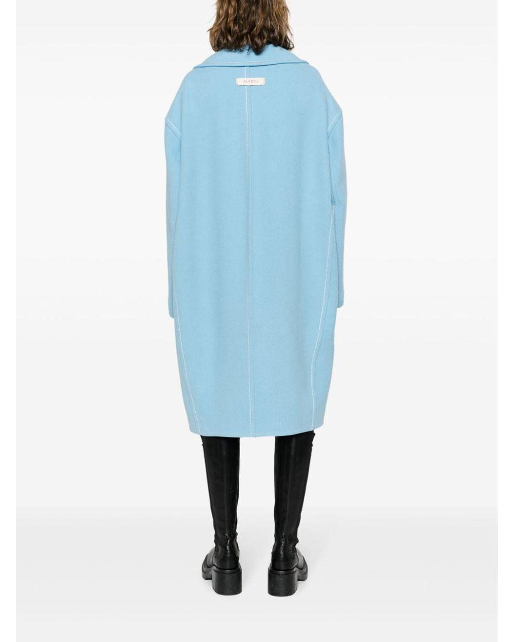 Marni blue deals coat