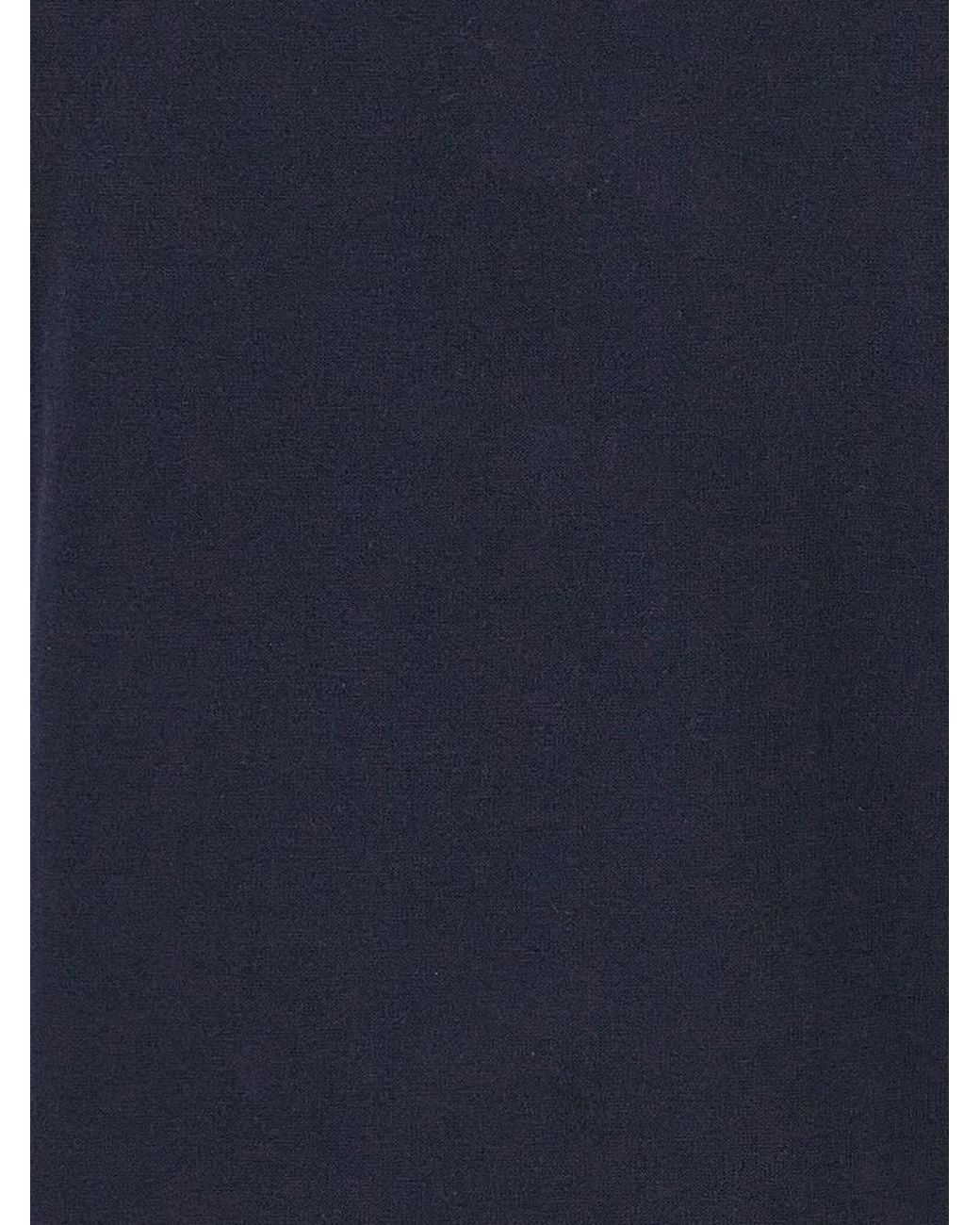 FILIPPO DE LAURENTIIS Blue Skipper Ribbed-Trim Top for men