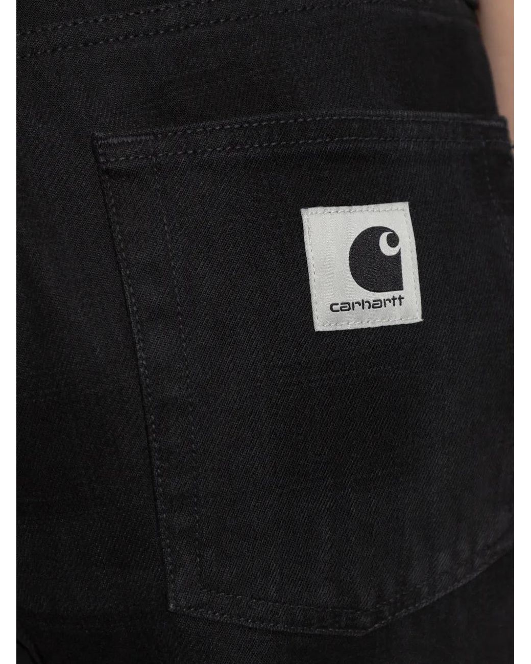 Carhartt Black Logo-Patch Jeans