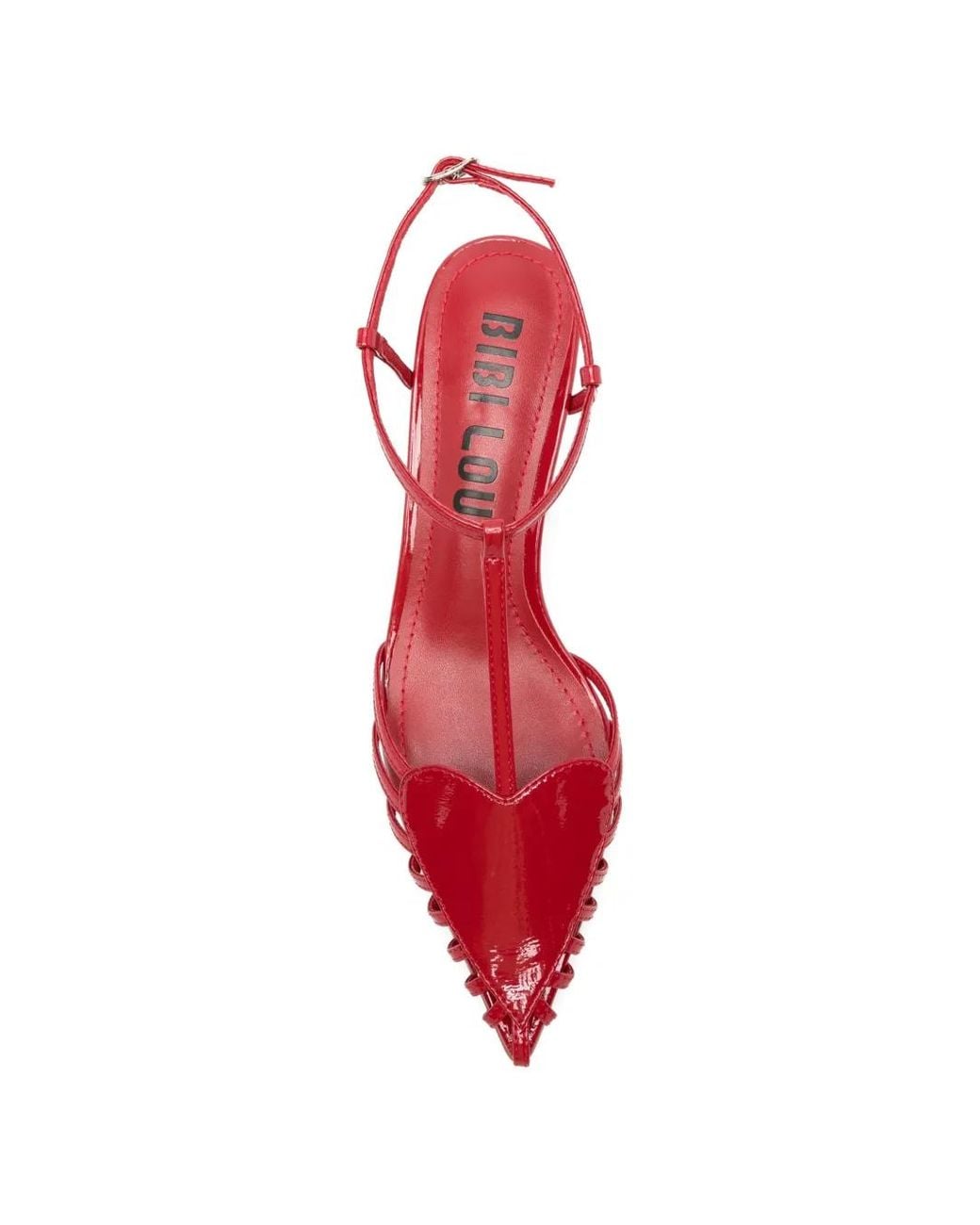 Bibi Lou Pink May Heart-Motif Sandals