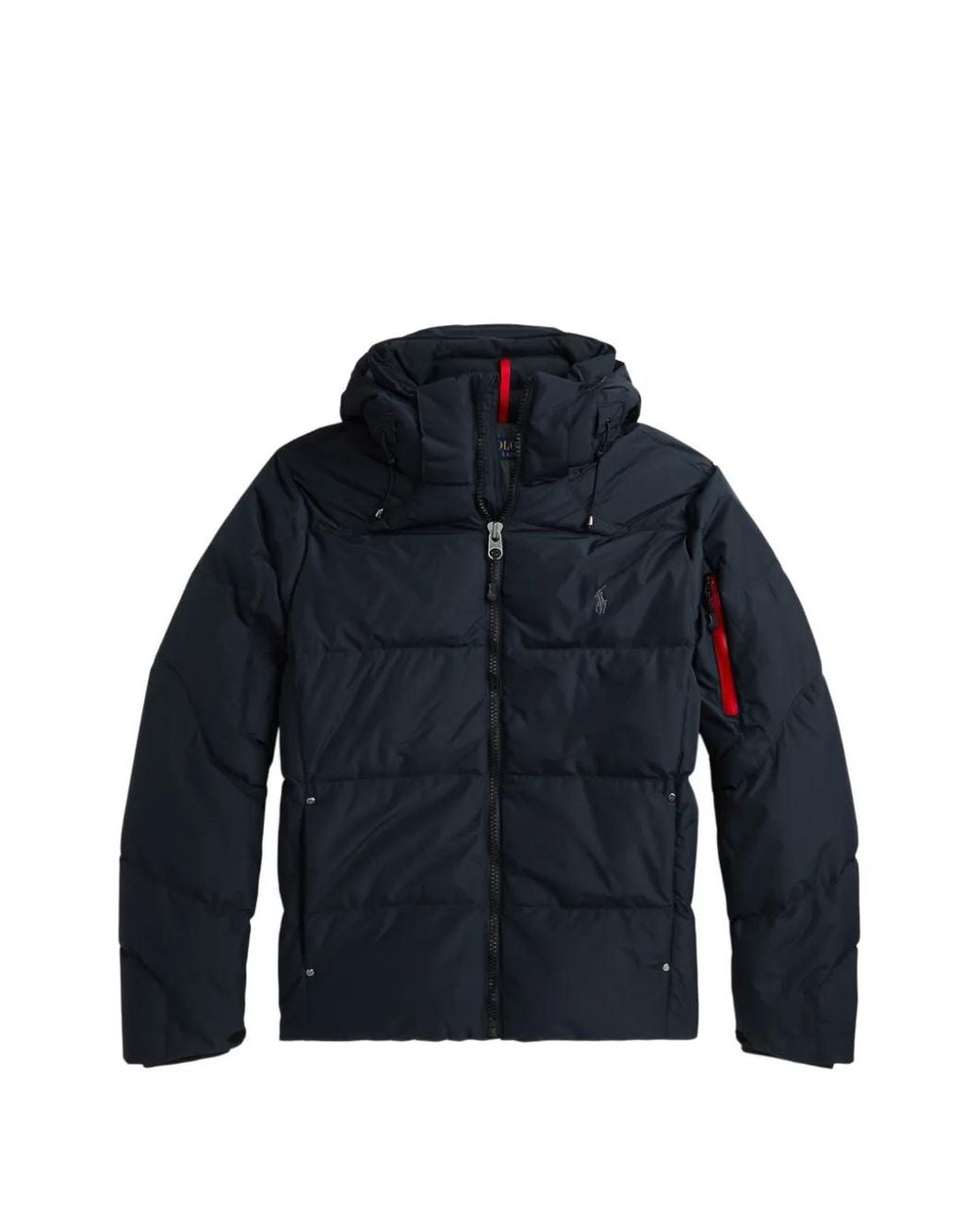 Polo Ralph Lauren Blue Hooded Padded Jacket for men