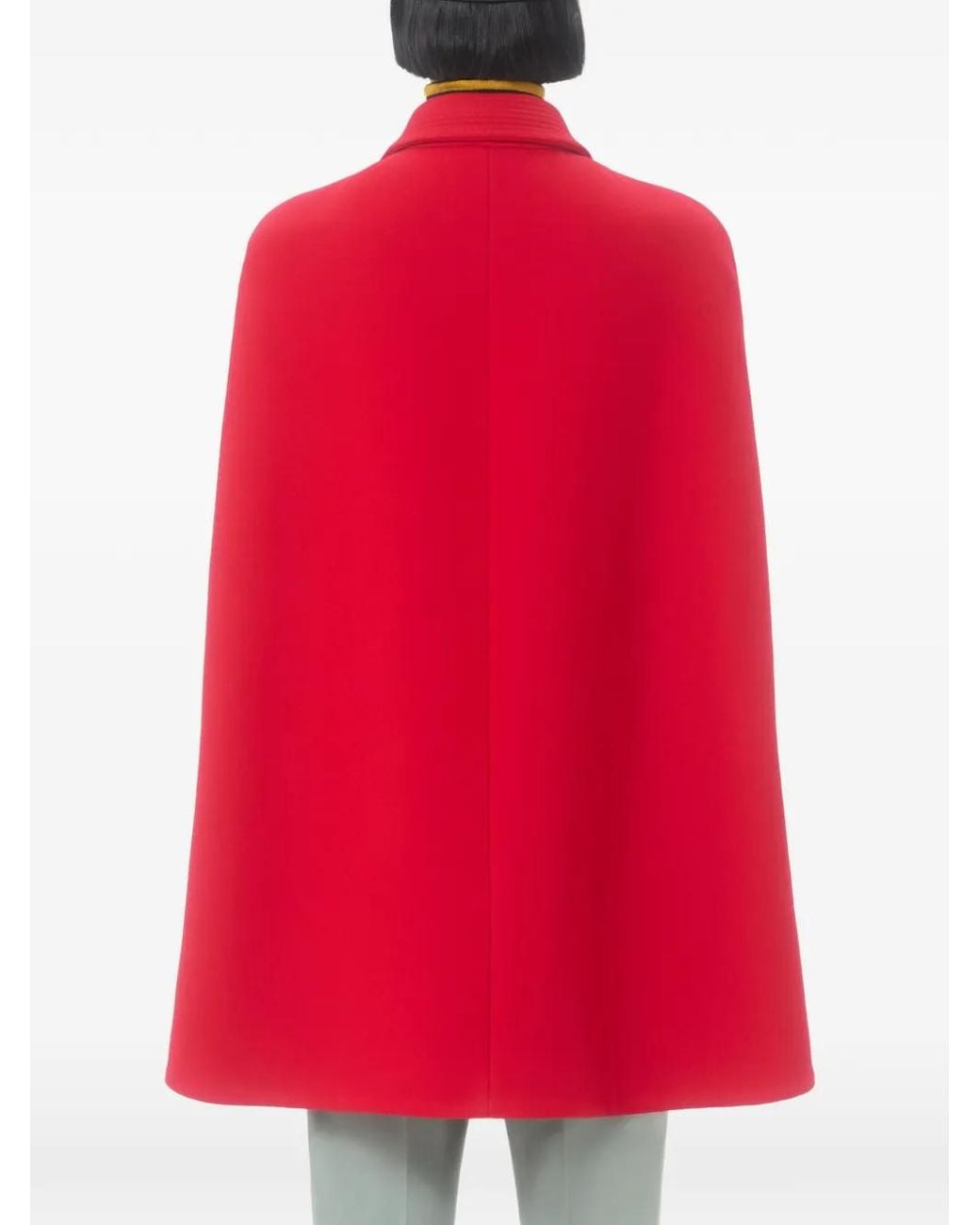 Valentino Garavani Red Drill Double Cape