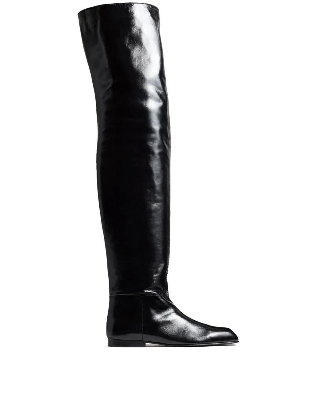 Khaite Black Colt Over-The-Knee Boots