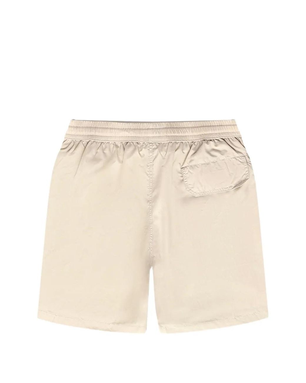 Eleventy Natural Logo-Embroidered Swim Shorts for men