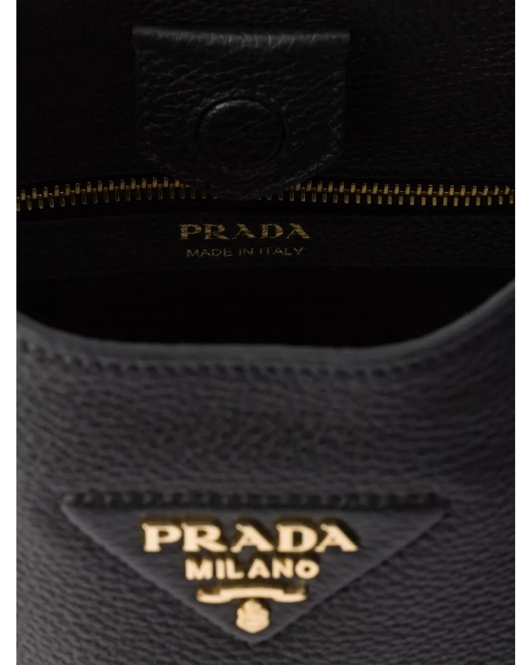 Borsa Media di Prada in Black