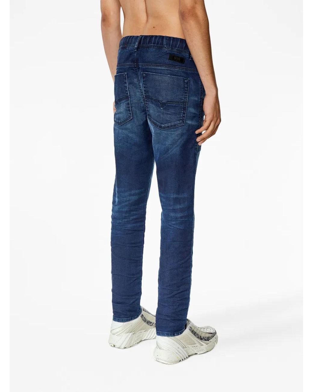 DIESEL Blue E-Spender 068Fq Slim-Cut Jeans for men