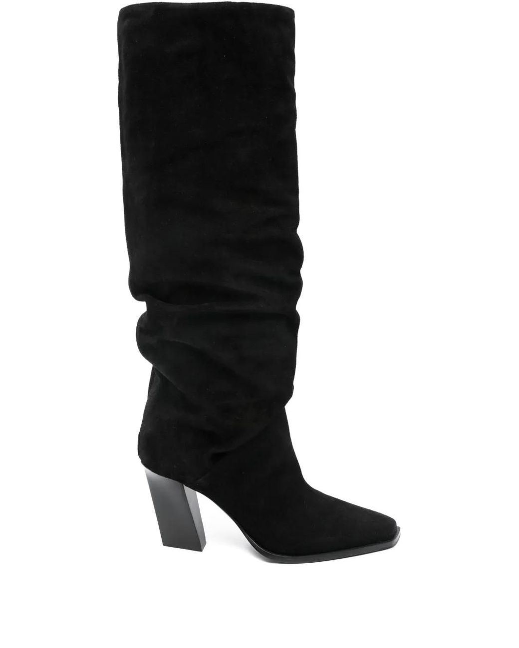 Jimmy Choo Black 85Mm Hart Boots