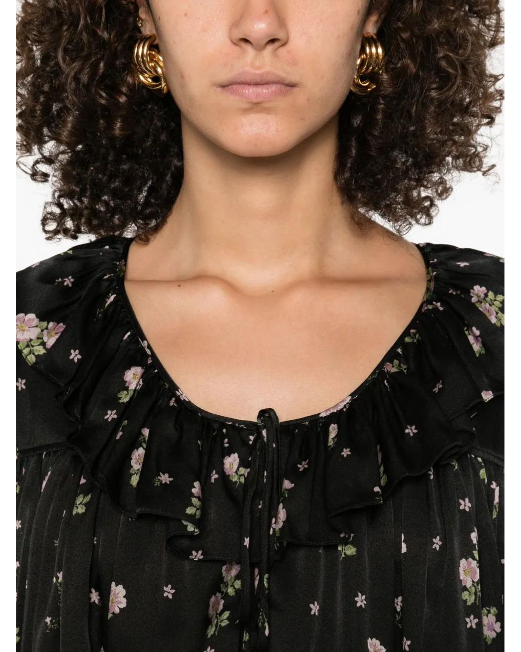 Chloé Black Silk Short Dress