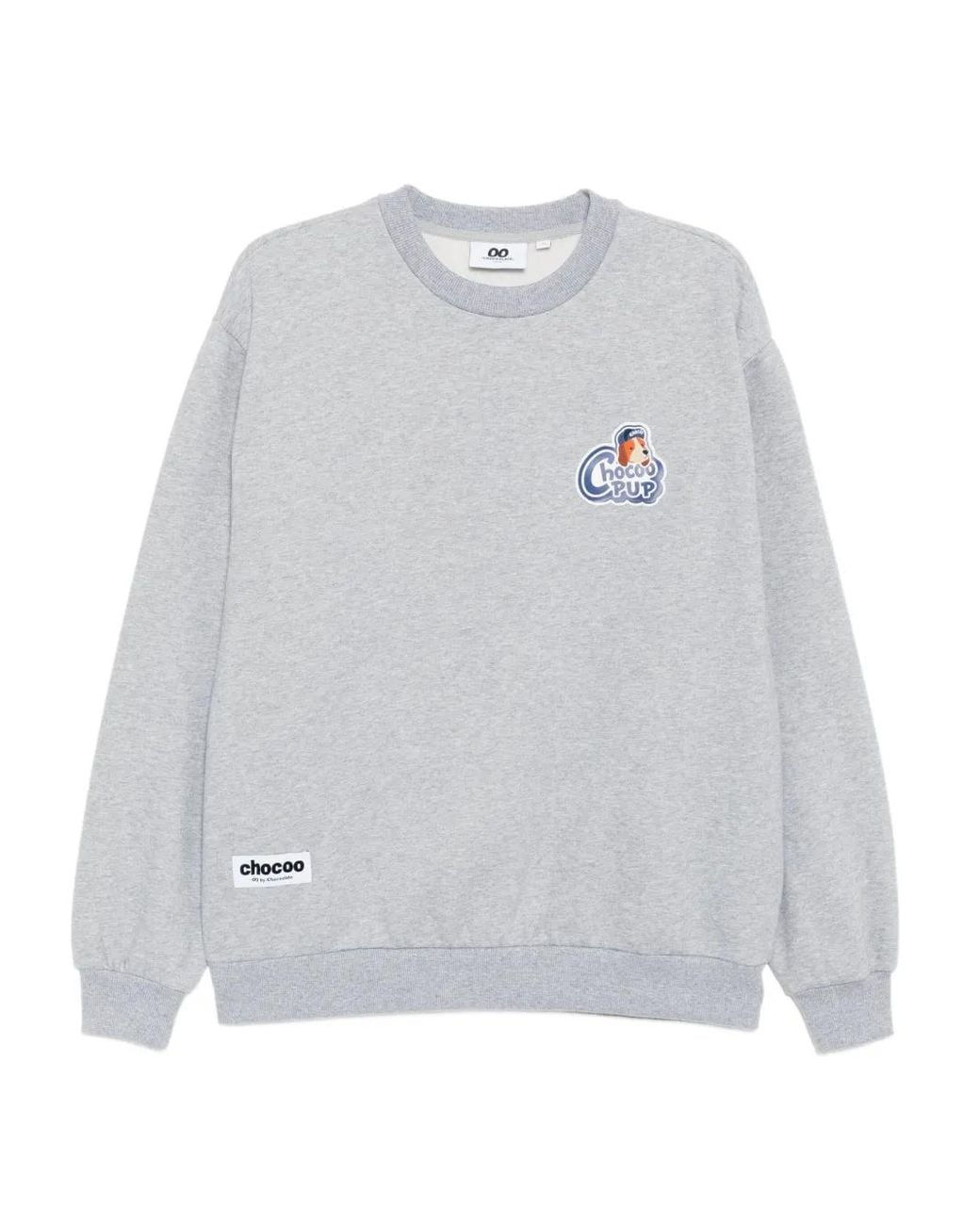 Chocoolate White Chocoo-Pup Sweatshirt for men