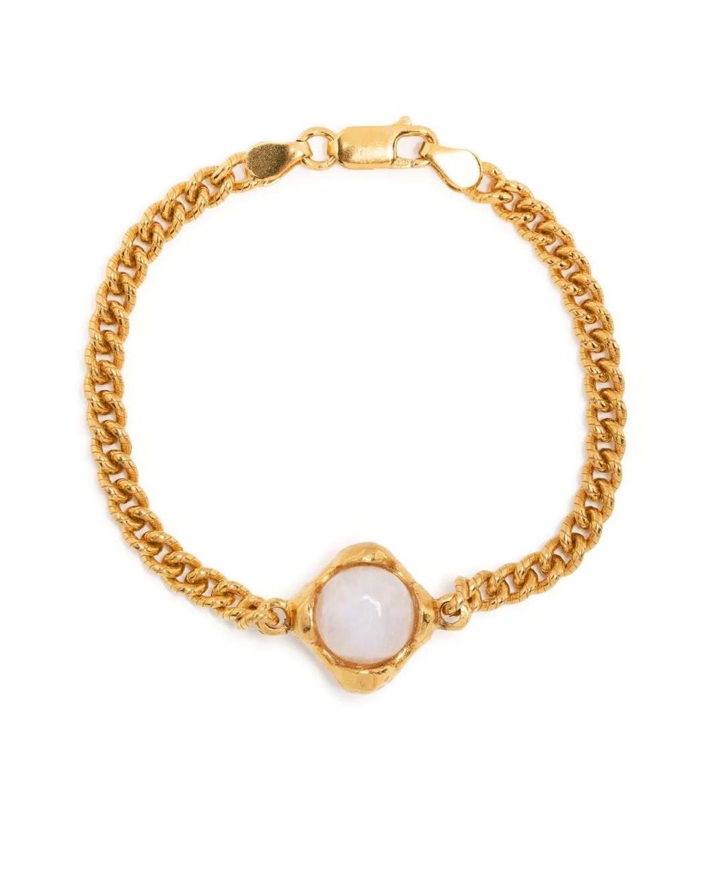 Alighieri White The Eye Of The Moonstone Bracelet