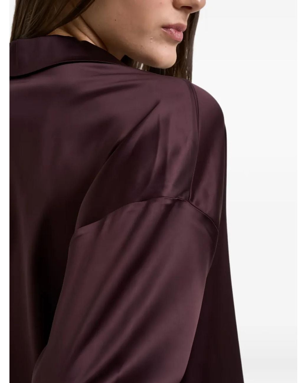 Danamé Purple Alessia Chain-Link-Detail Shirt