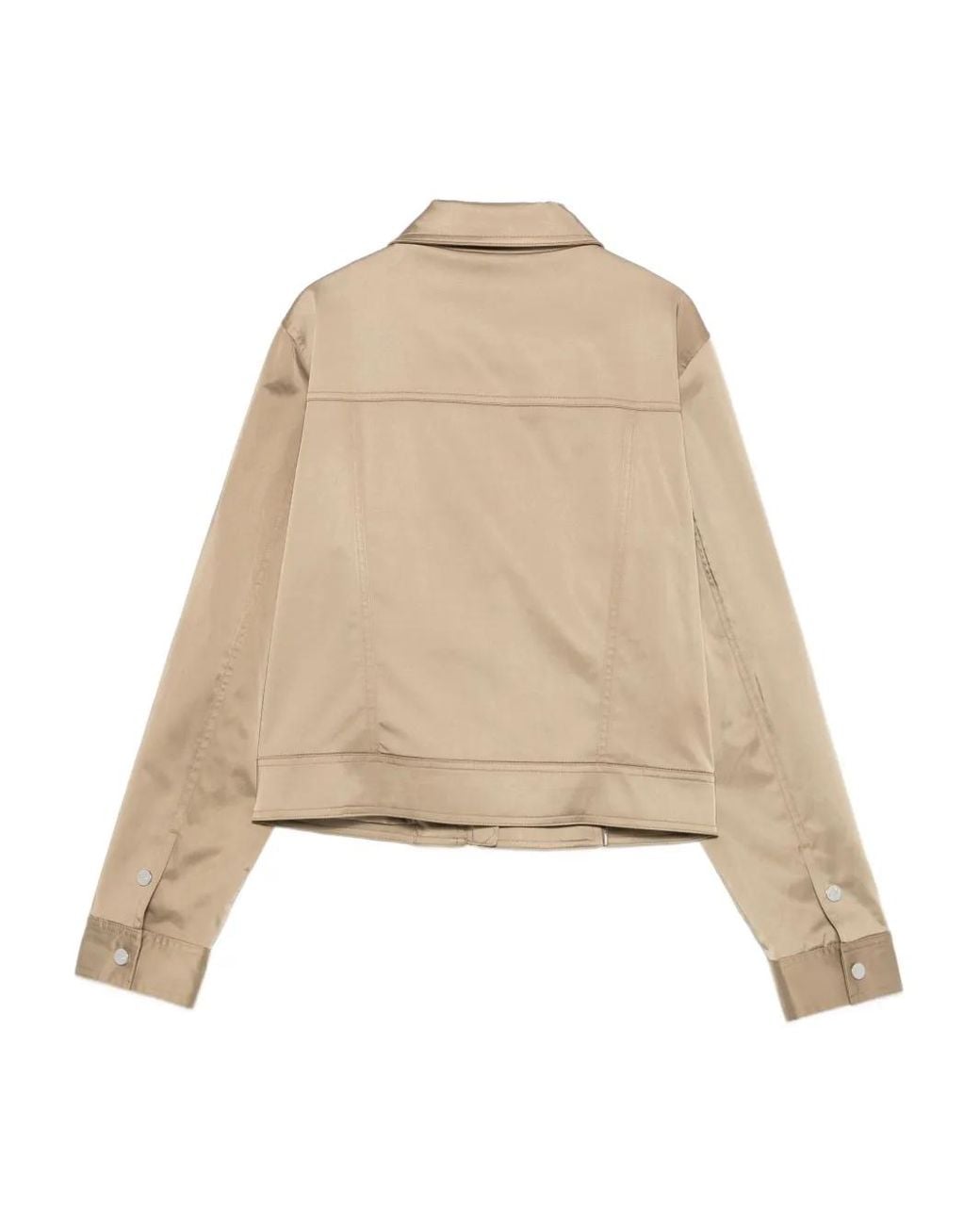 DKNY Natural Zip-Up Jacket