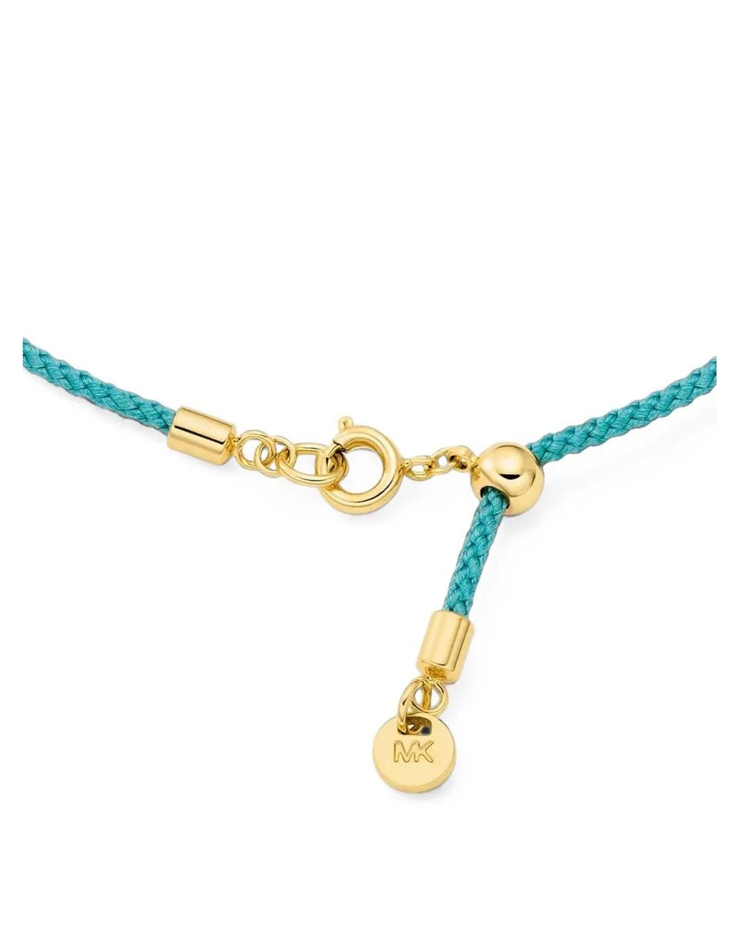 Michael Kors Metallic Bracelet With Cord And-Tone Logo With Inlays