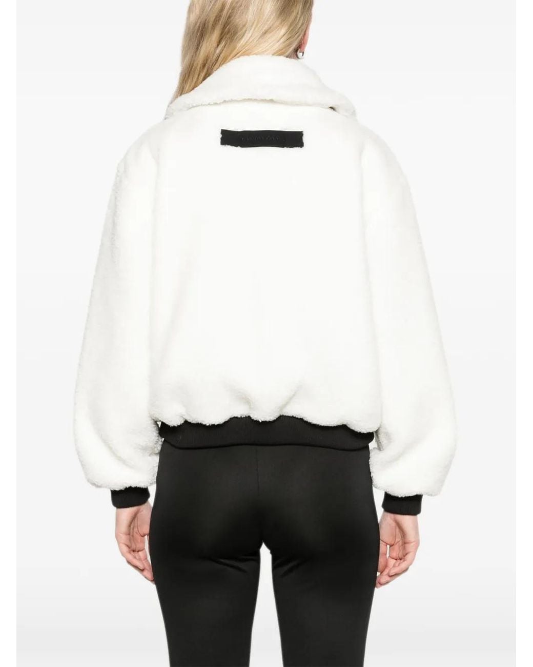 Canada Goose White Willa Bomber Jacket