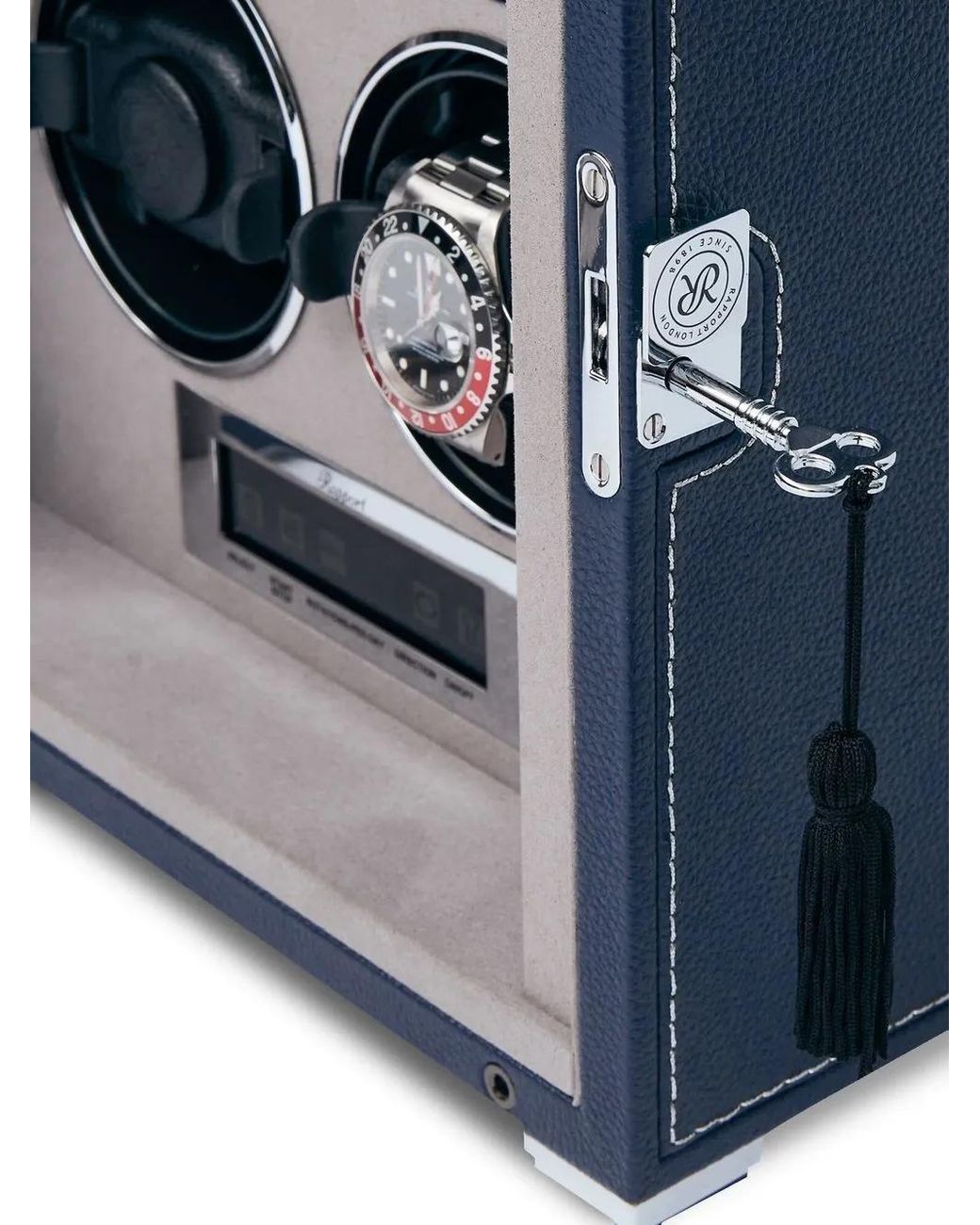 Rapport Blue Quantum Quad Watch Winder for men