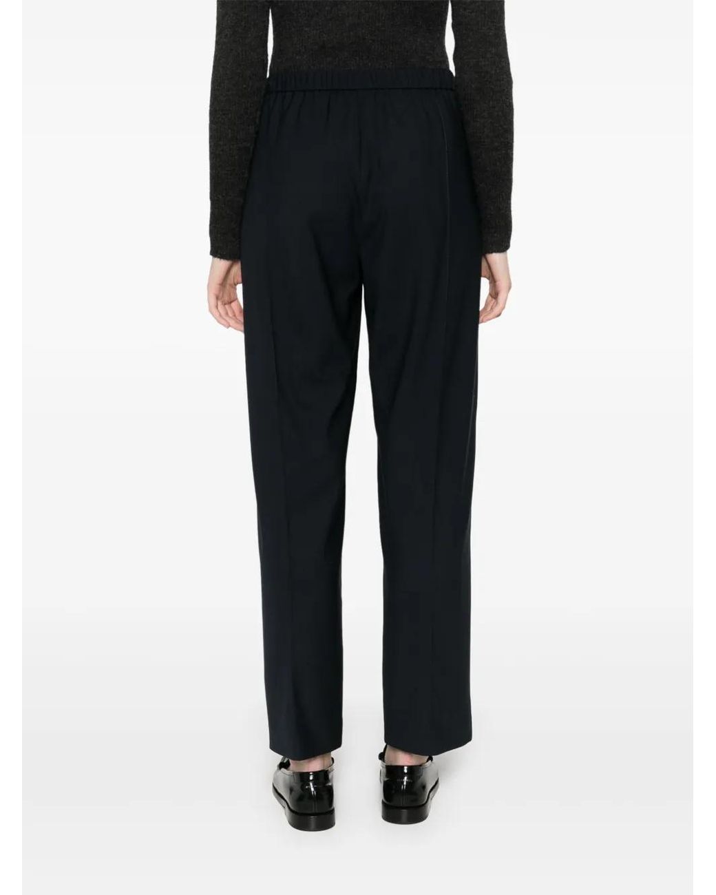Fabiana Filippi Black Jogging-Fit Trousers