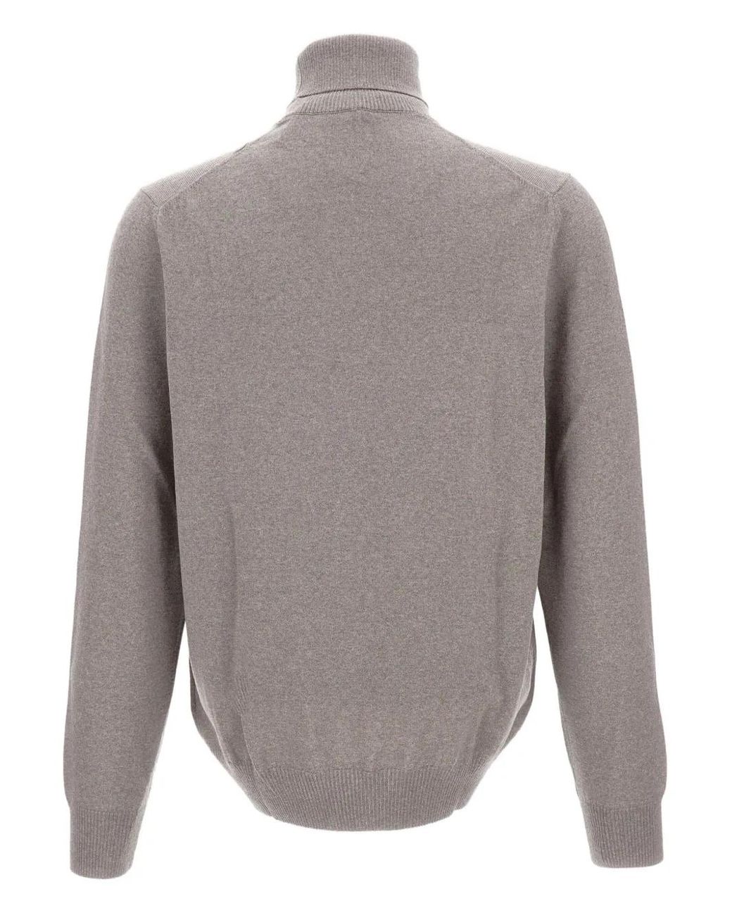 Fay Gray Turtleneck Wool Sweater for men