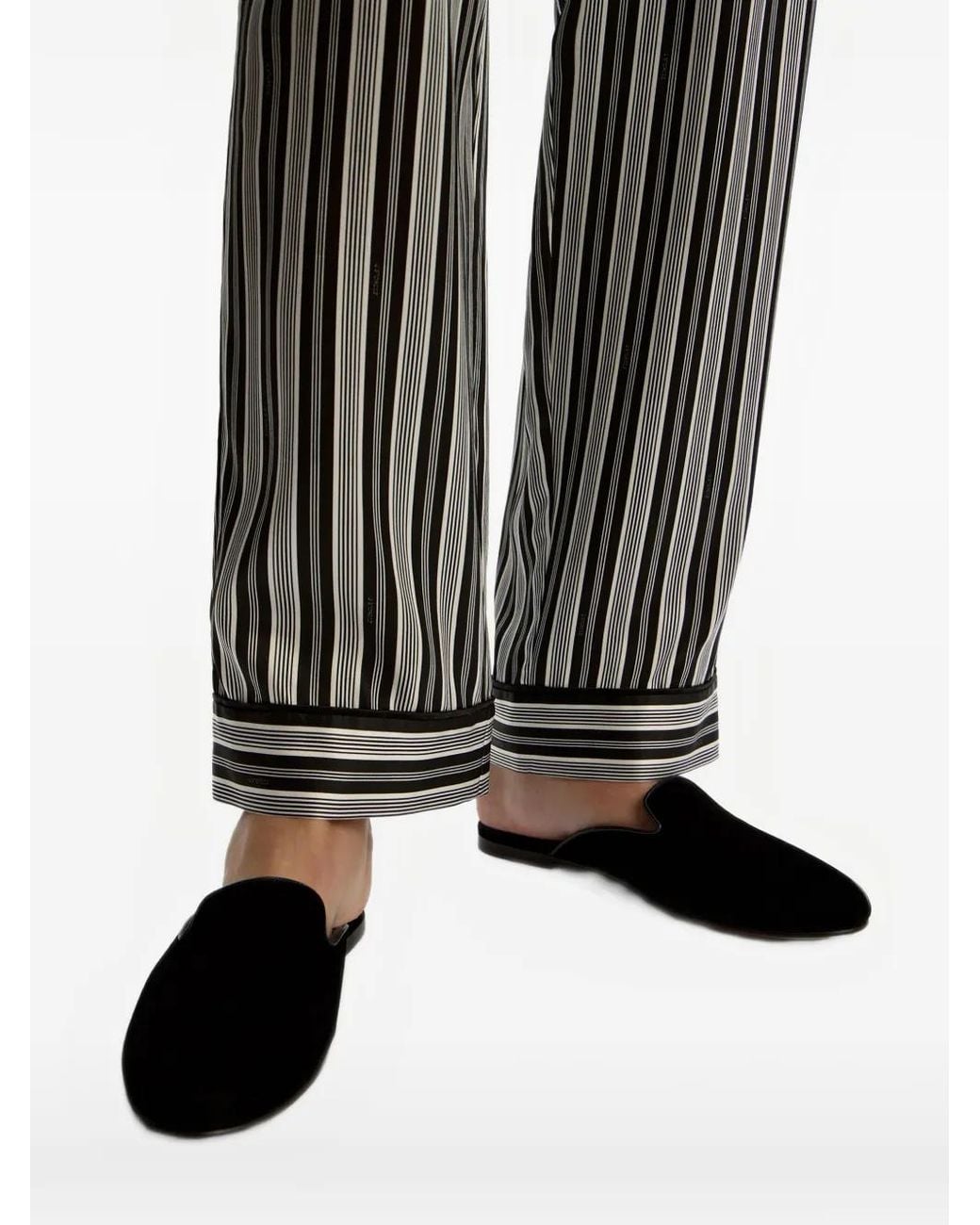 12 STOREEZ Black Mules En Velours