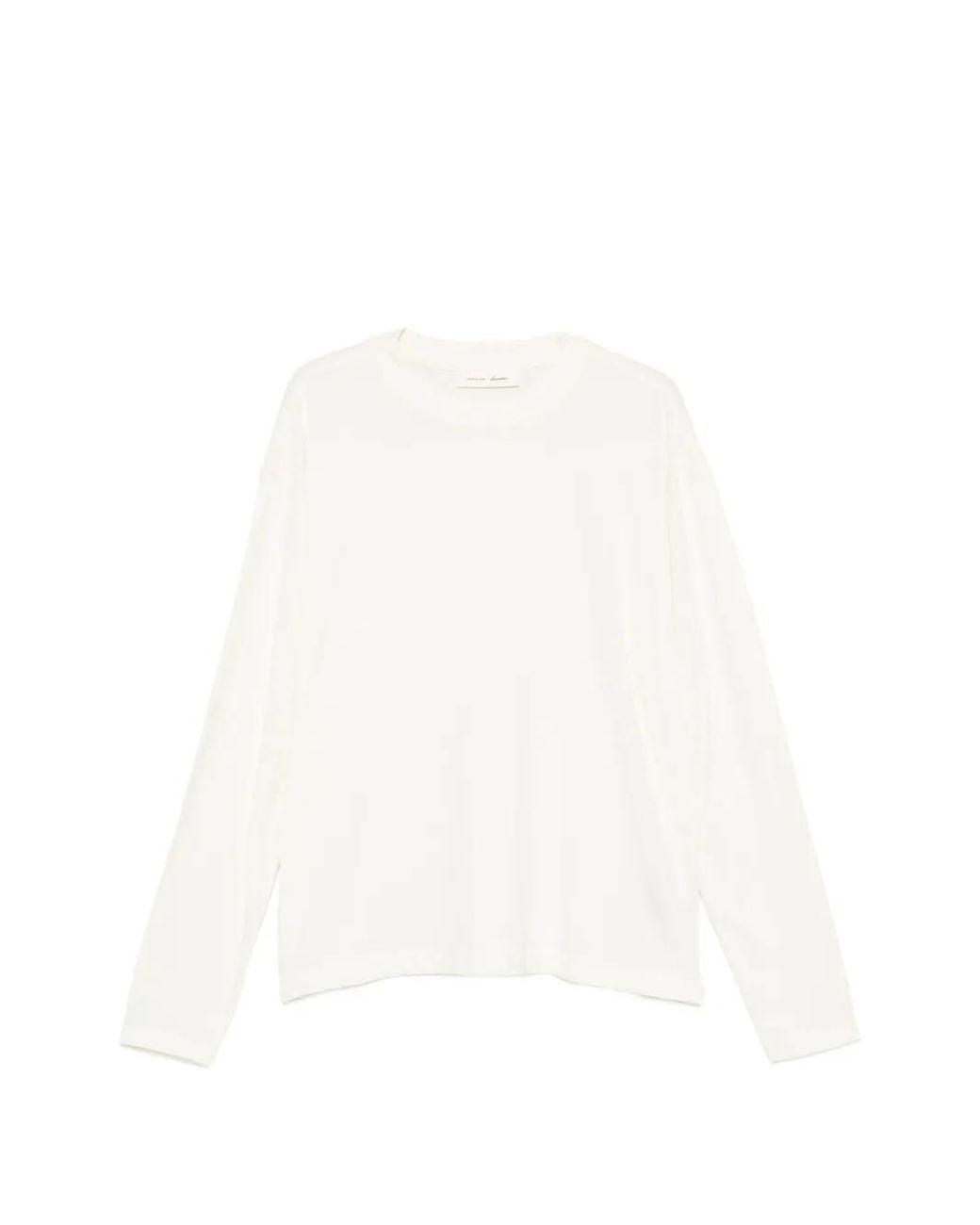 Fear Of God White Essentials Crew-Neck Long-Sleeve Cotton T-Shirt for men