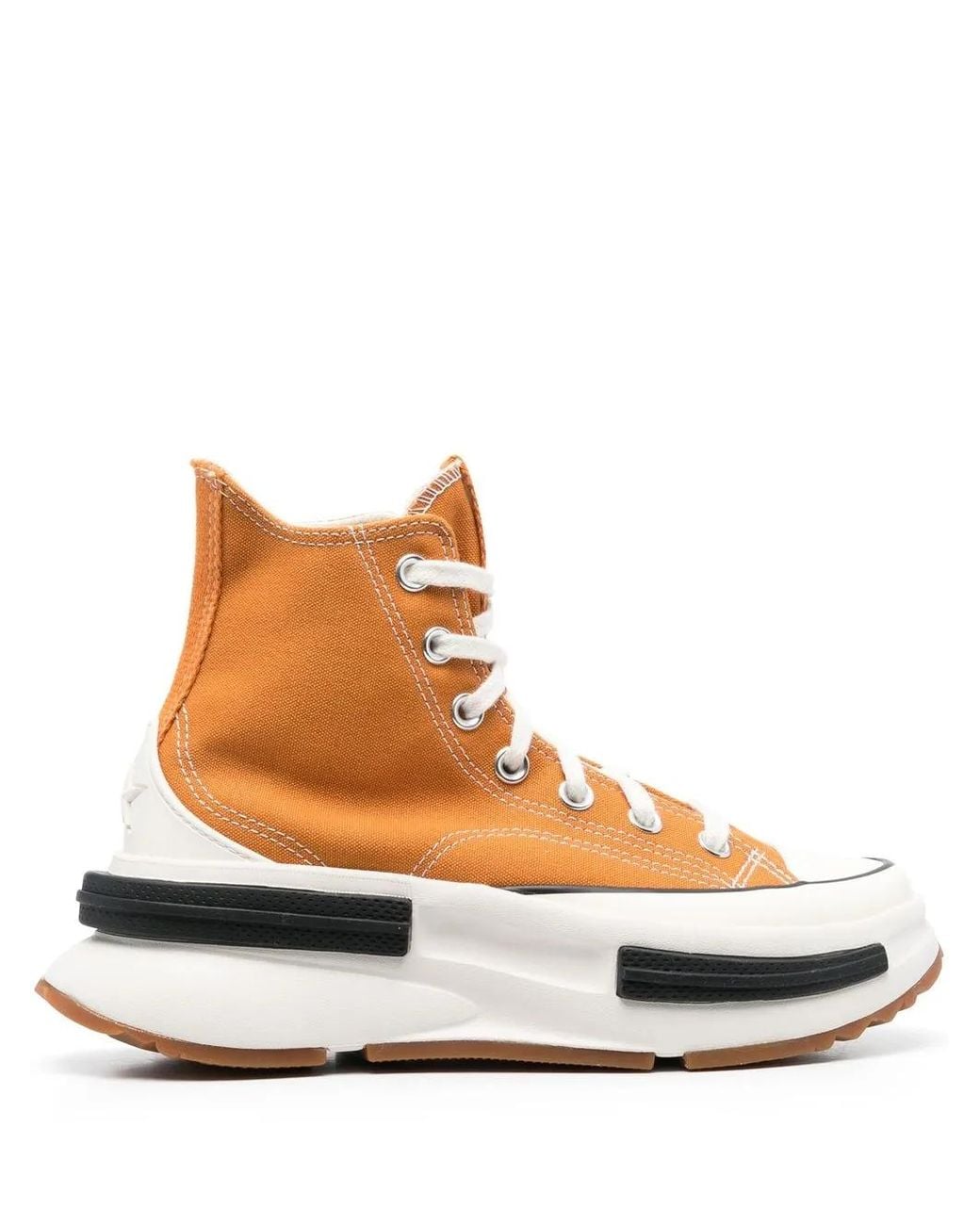 Converse Brown Run Star Platform Low-Top Sneakers