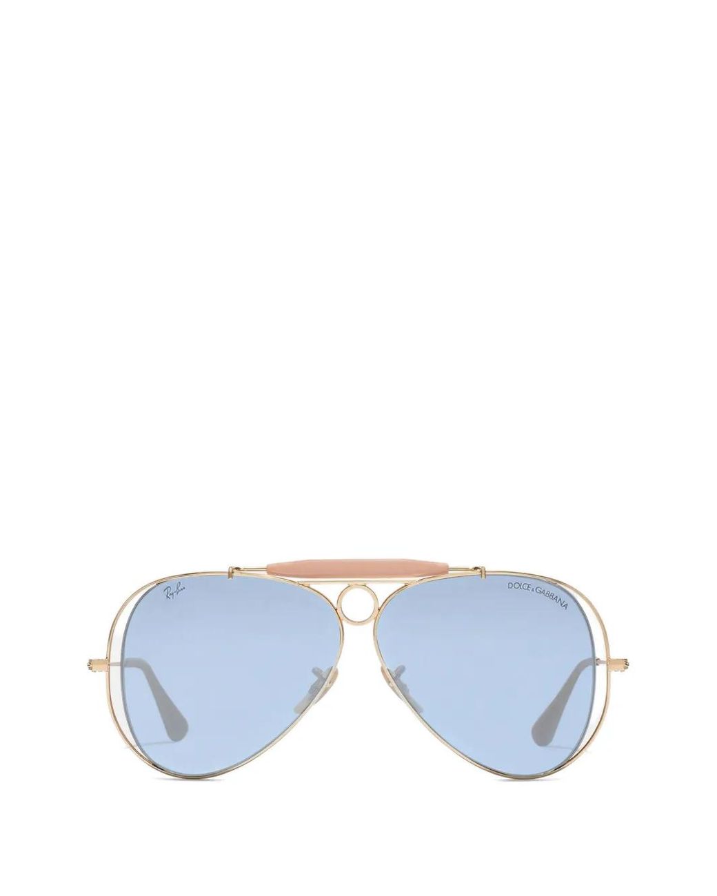 Dolce & Gabbana Blue X Ray-Ban Lunettes De Soleil À Monture Pilote