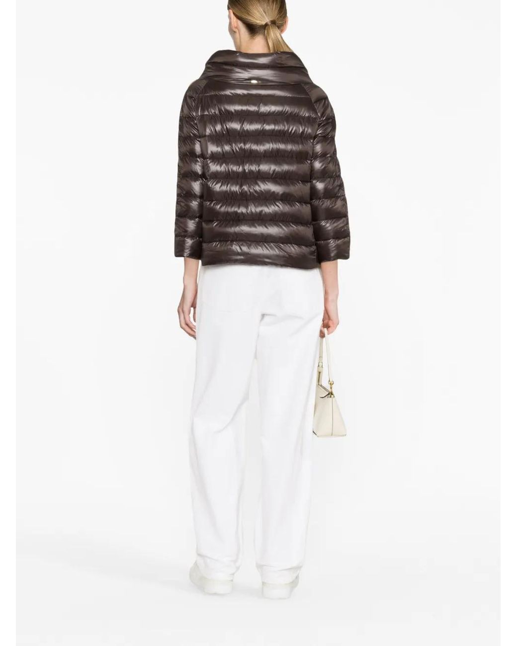 Herno Black High-Neck Puffer Jacket