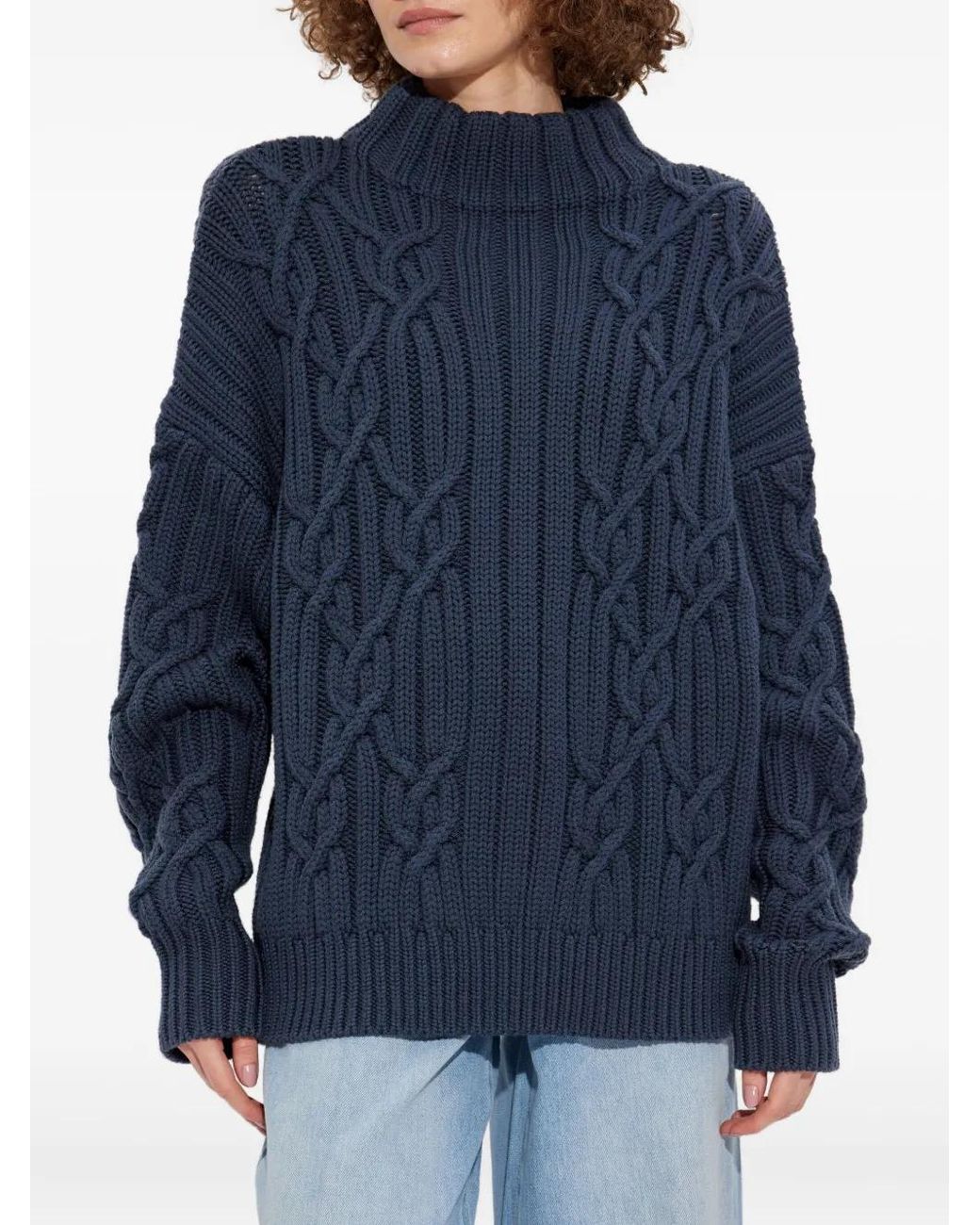 IRO Blue Wool Sweater 'Novani'