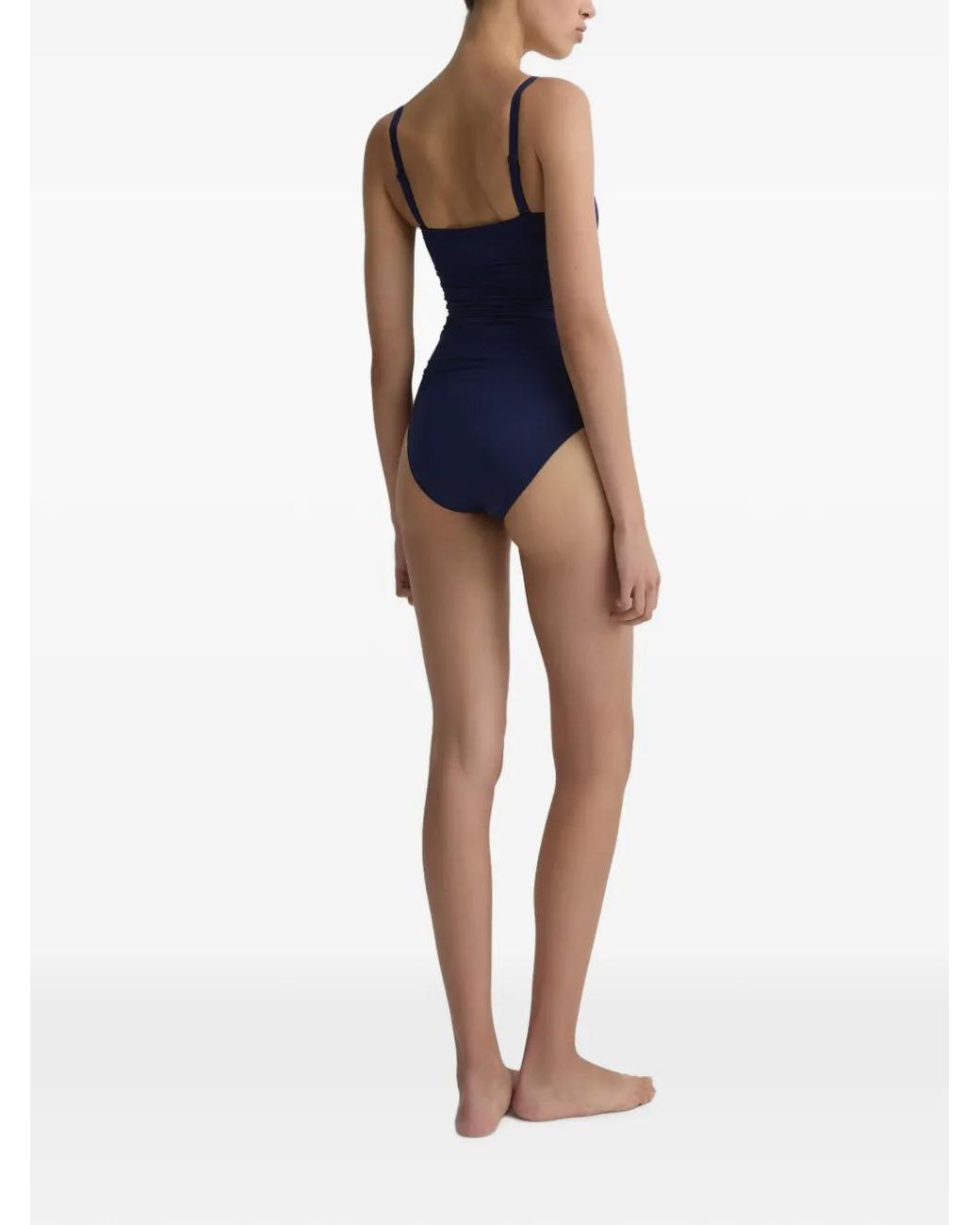 Bondi Born Blue Raya Gathered Swimsuit