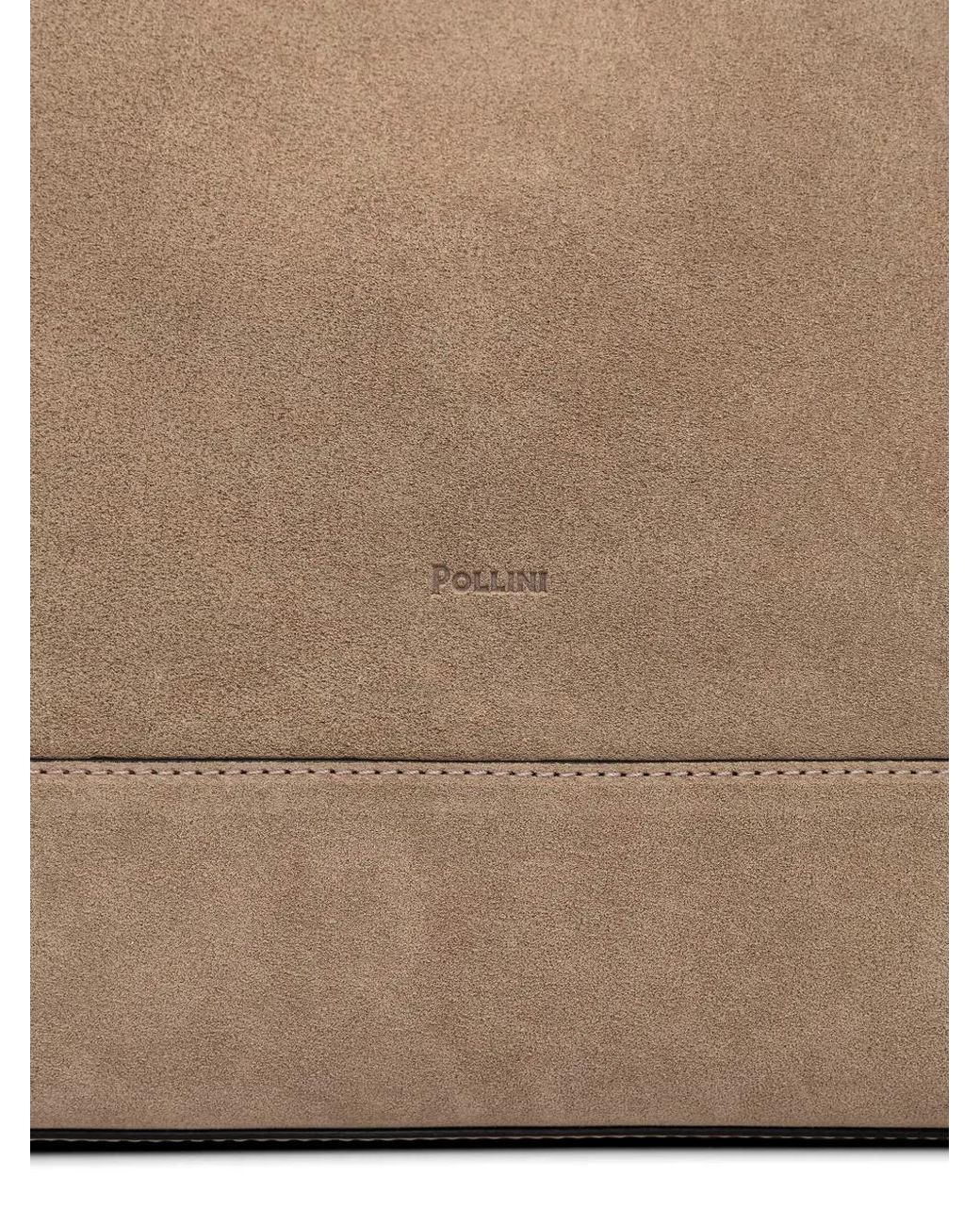 Pollini Natural Sac Cabas Austin En Daim