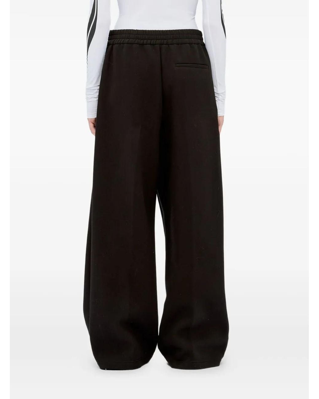 MSGM Black Jogginghose Mit Logo