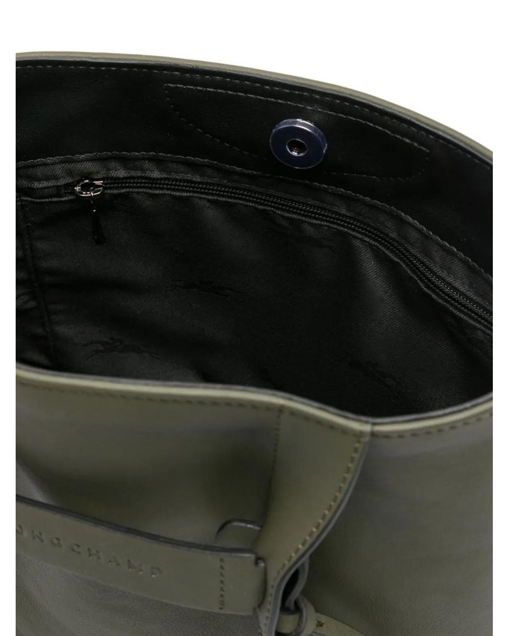 Longchamp Black Small 3D Leather Crossbody Bag