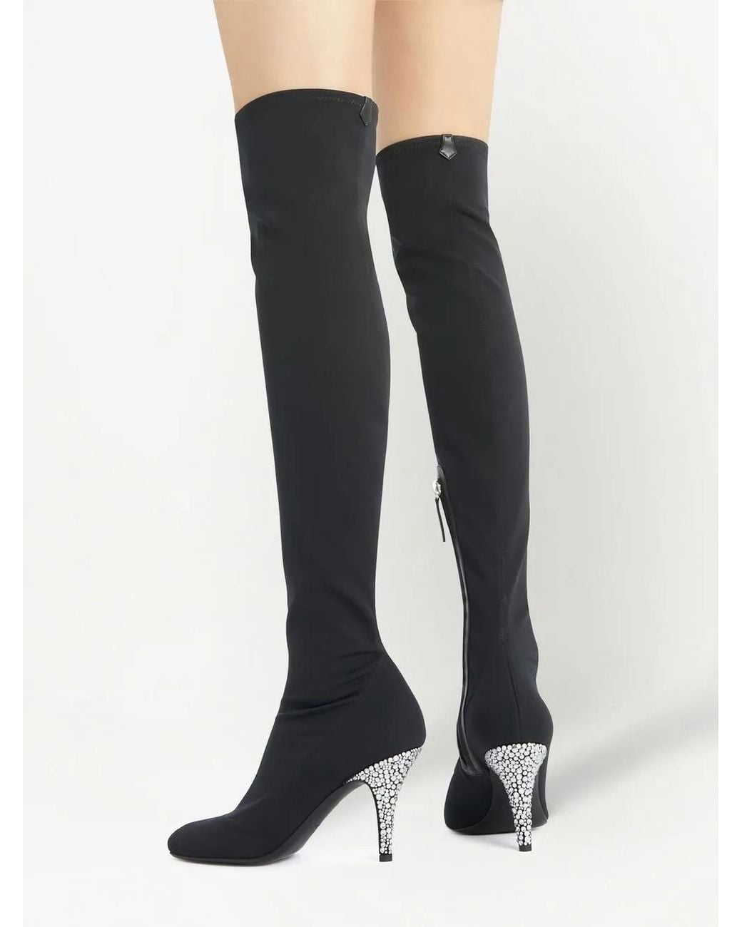 Giuseppe Zanotti Black Calixtee Cuissarde Over-The-Knee Boots
