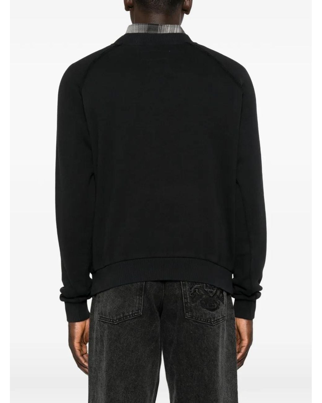 ERL Black Graphic-Print Sweatshirt for men