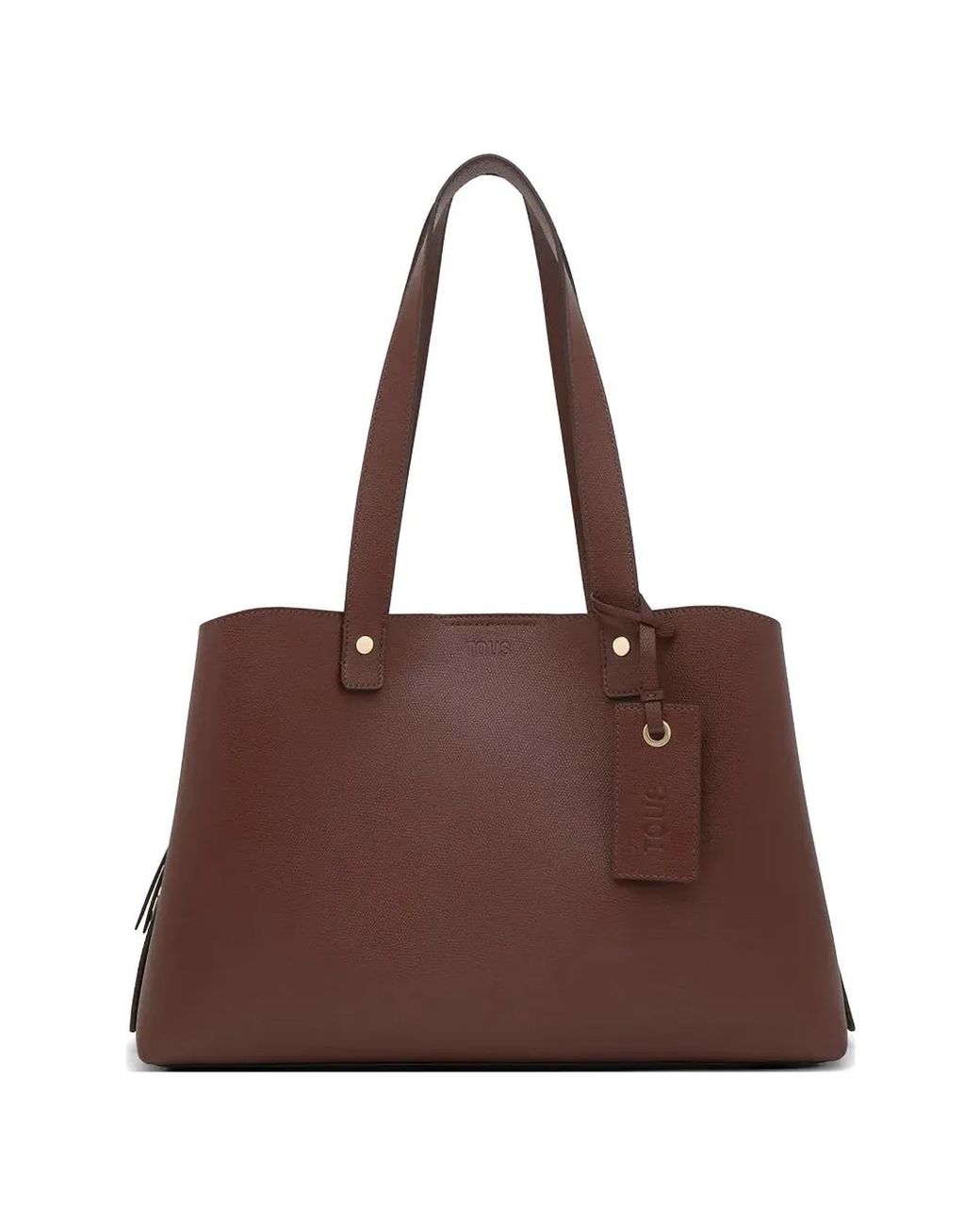 Tous Tag Tous Zip Tag Tote Bag in Brown | Lyst