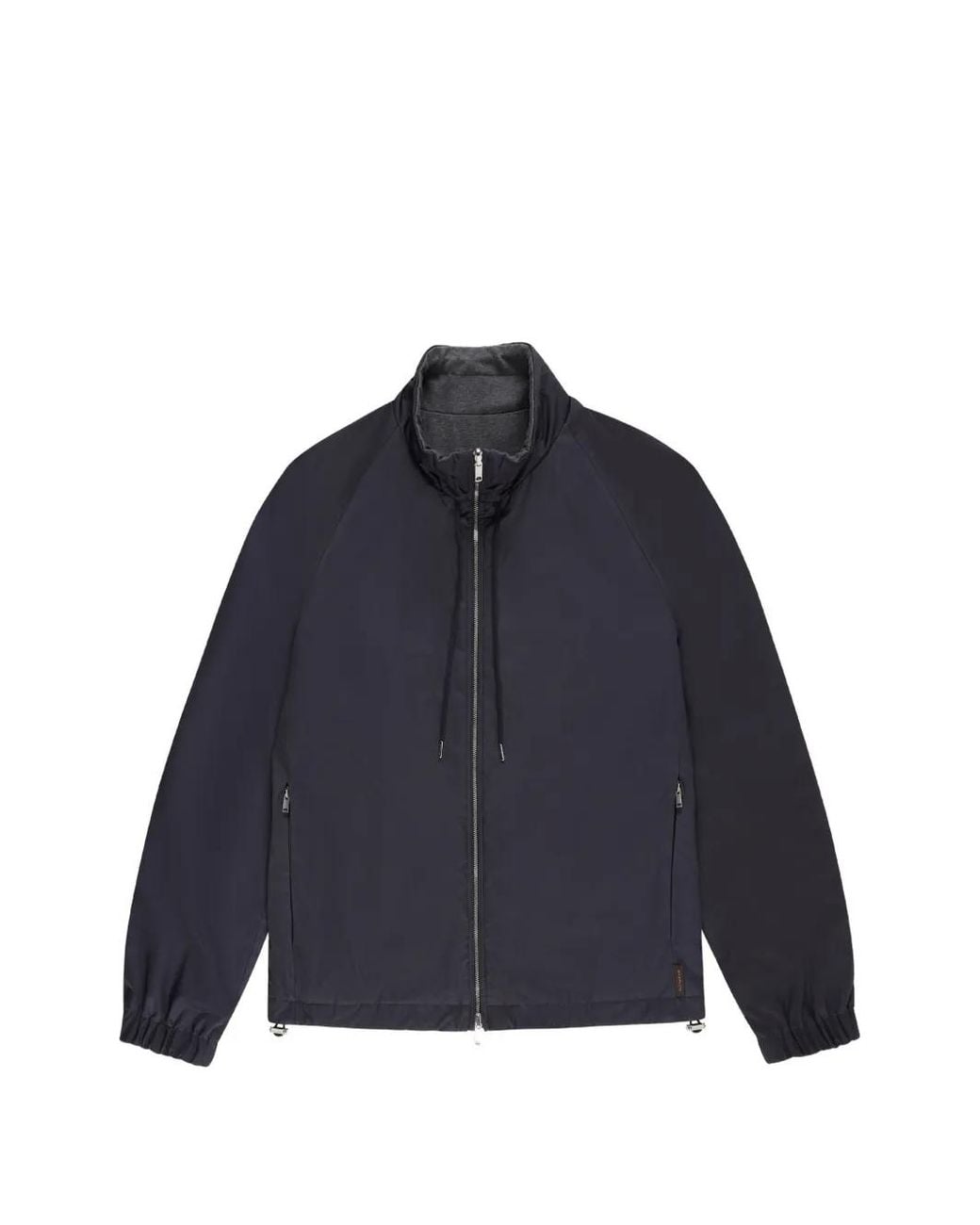 Slowear Blue Reversible Taffeta Blouson Jacket for men