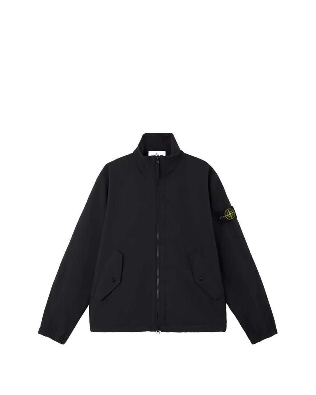 Stone Island Black 4100022 Light Soft Shell-R E.Dye Technology for men