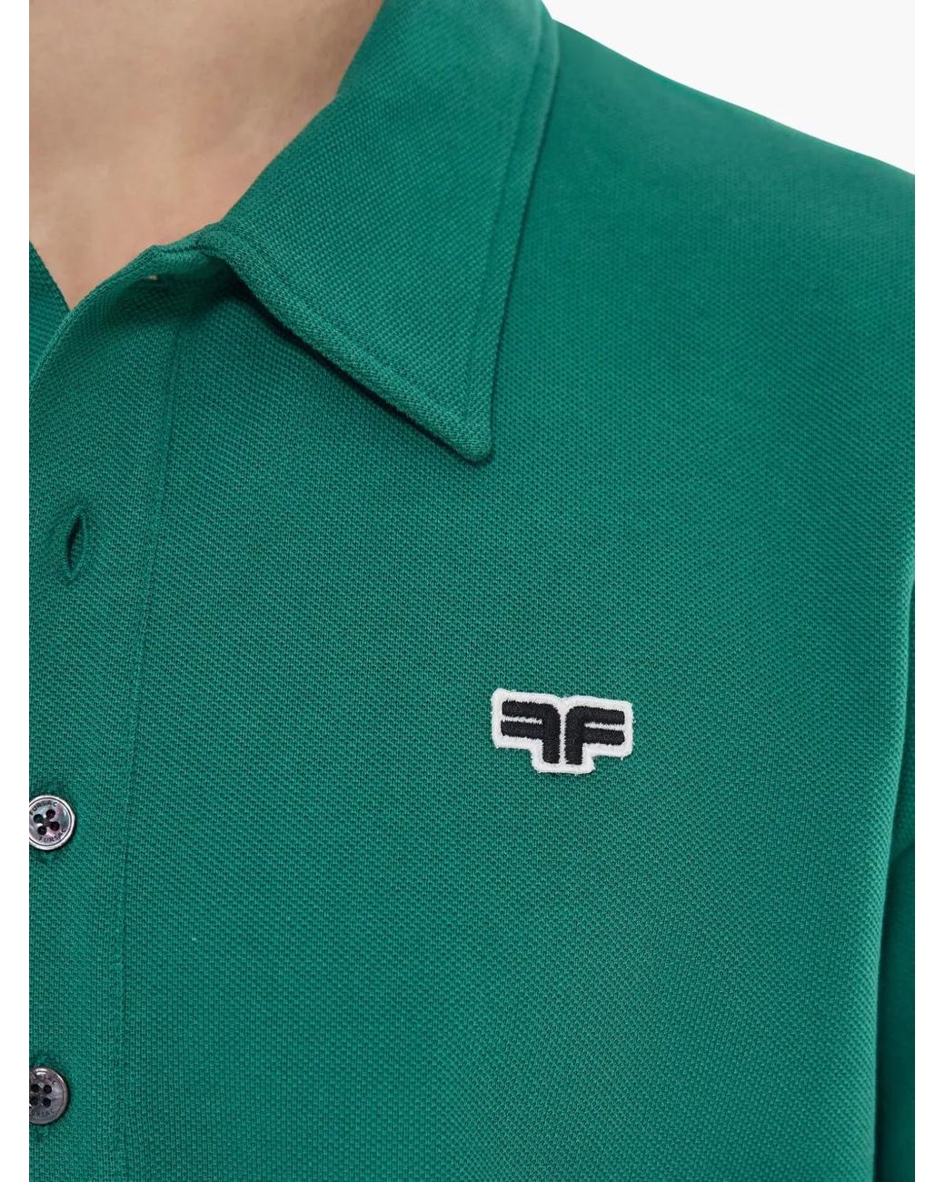 Polo Liso Fursac de hombre de color Green