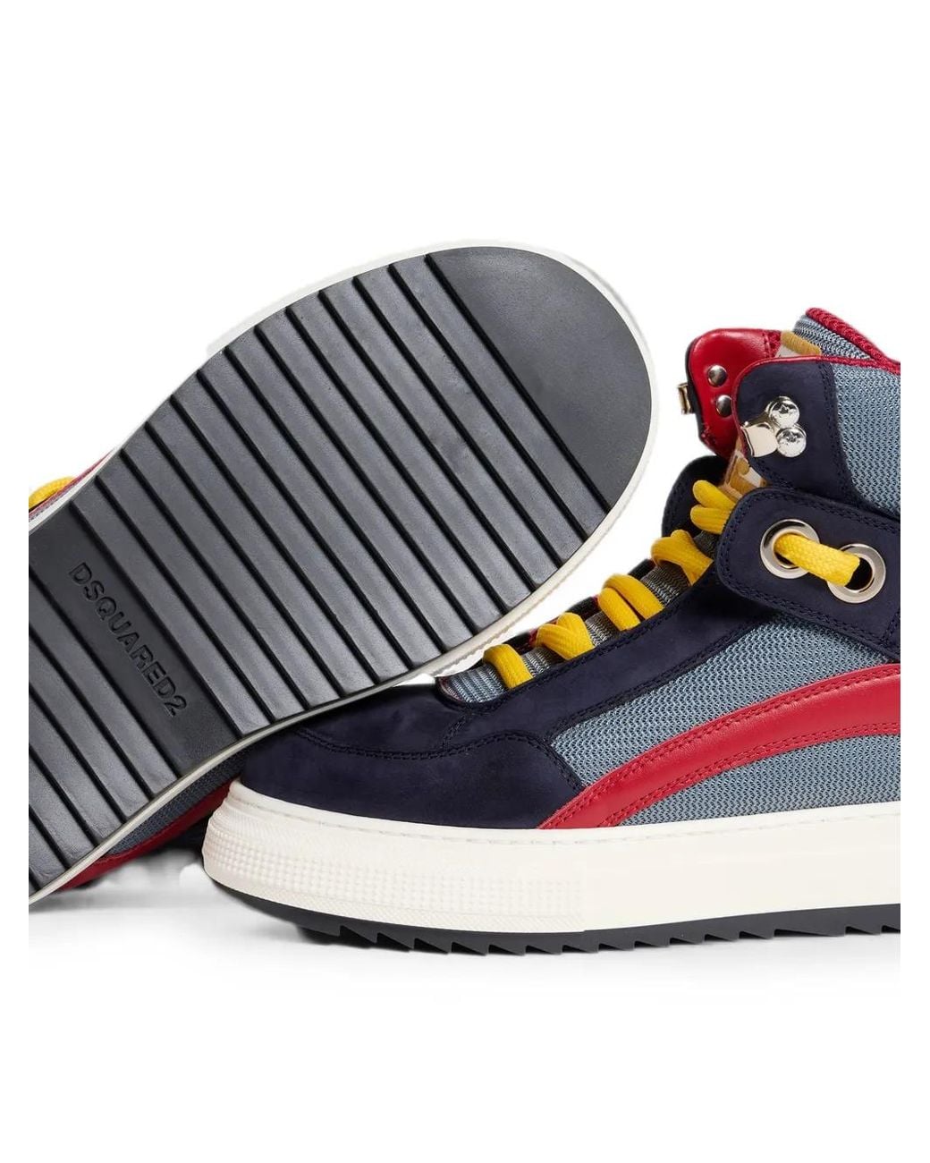 DSquared² Blue Boogie Hi-Top Sneakers