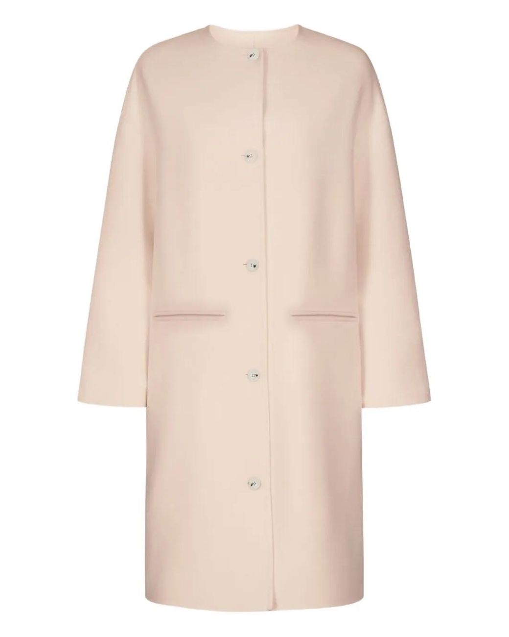 Loulou de Saison Natural Kerry Collarless Coat