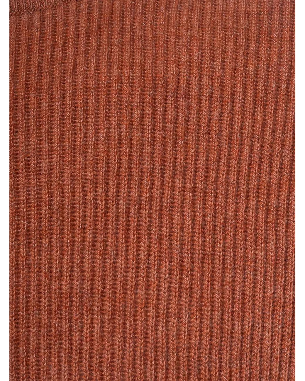 Brunello Cucinelli Brown Ribbed Sweater for men
