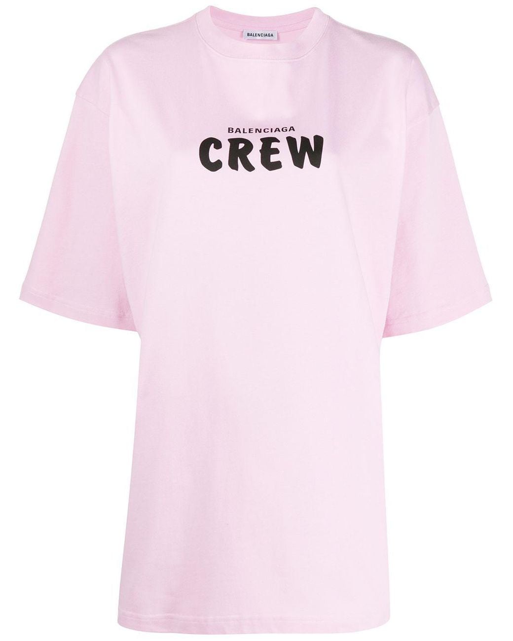 balenciaga t shirt pink logo